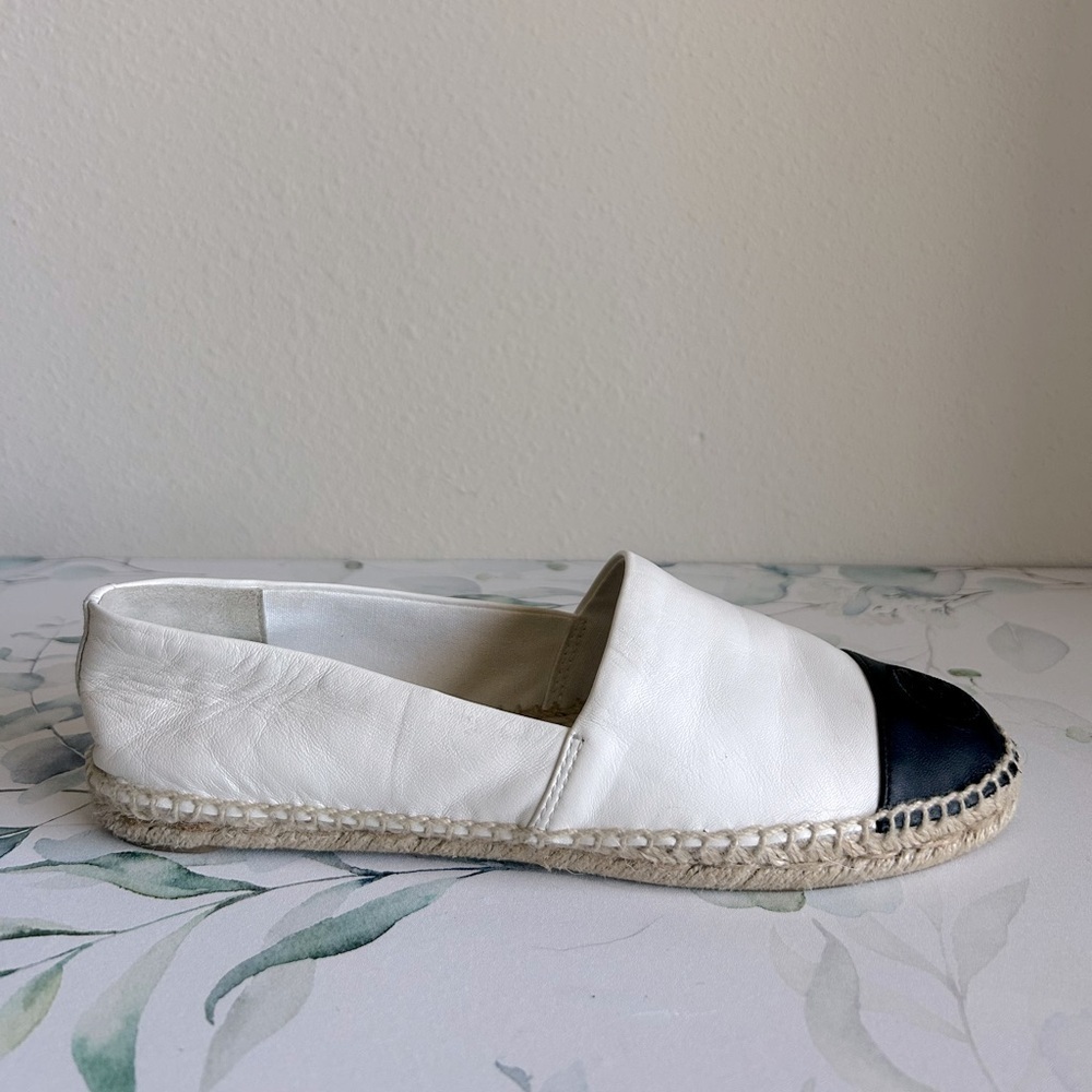 Tory Burch Color block Cap Toe Espadrille Flats